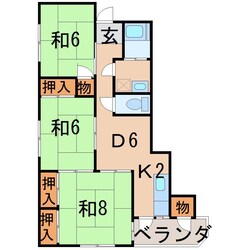 コーポ武甚の物件間取画像